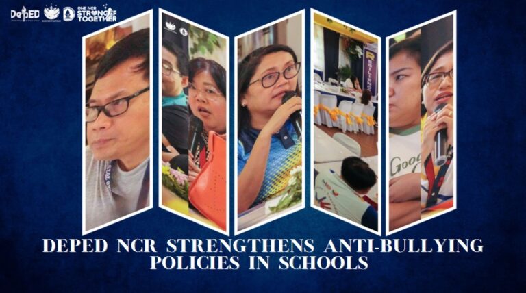 DepEd NCR strengthens anti-bullying policies in schools