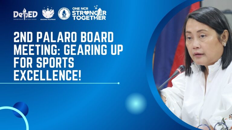 2nd Palaro Board Meeting: Gearing Up for Sports Excellence!