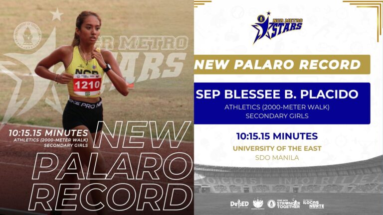 NCR’s Placido breaks Palaro record, notches gold