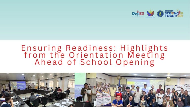 Ensuring Readiness: Highlights from the Orientation Meeting Ahead of School Opening