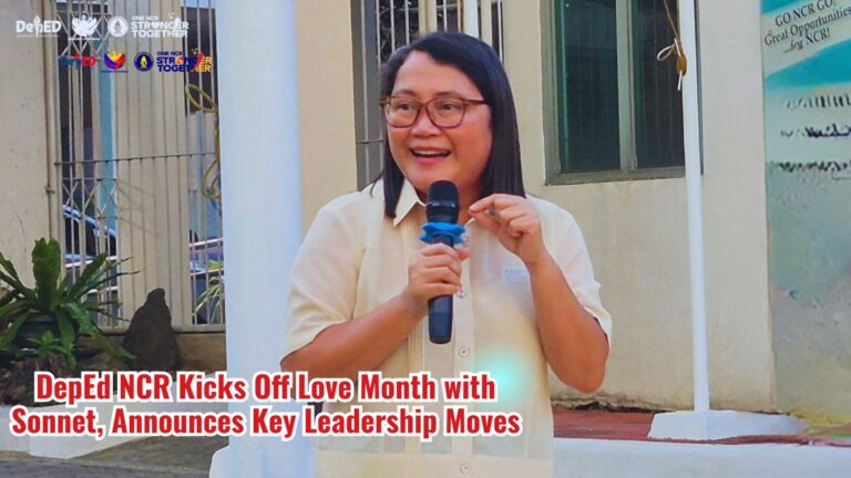 A New Dawn for Education: DepEd NCR Kicks Off Love Month with Sonnet, Announces Key Leadership Moves