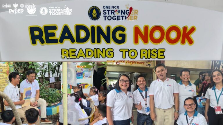 DepEd NCR Launches “Reading Nook: Read to Rise” Program at Kapitbahayan Elementary School During Brigada Eskwela 2026