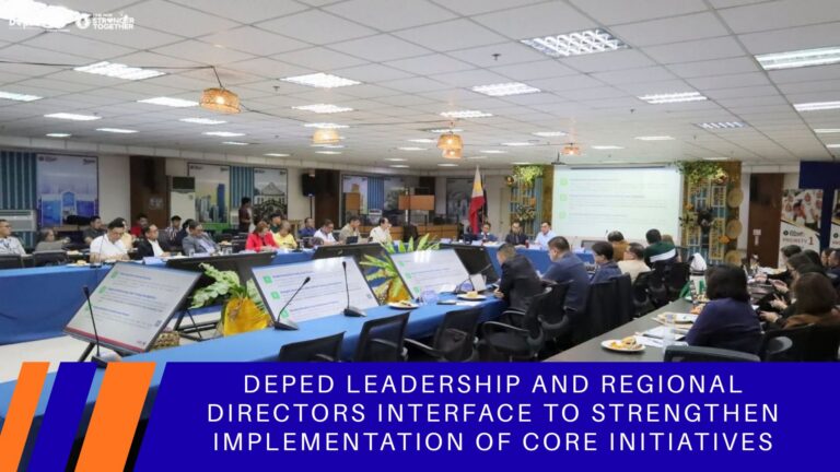 DepEd Leadership and Regional Directors Interface to Strengthen Implementation of Core Initiatives