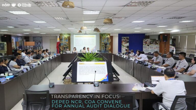 Transparency in Focus: DepEd NCR, COA Convene for Annual Audit Dialogue